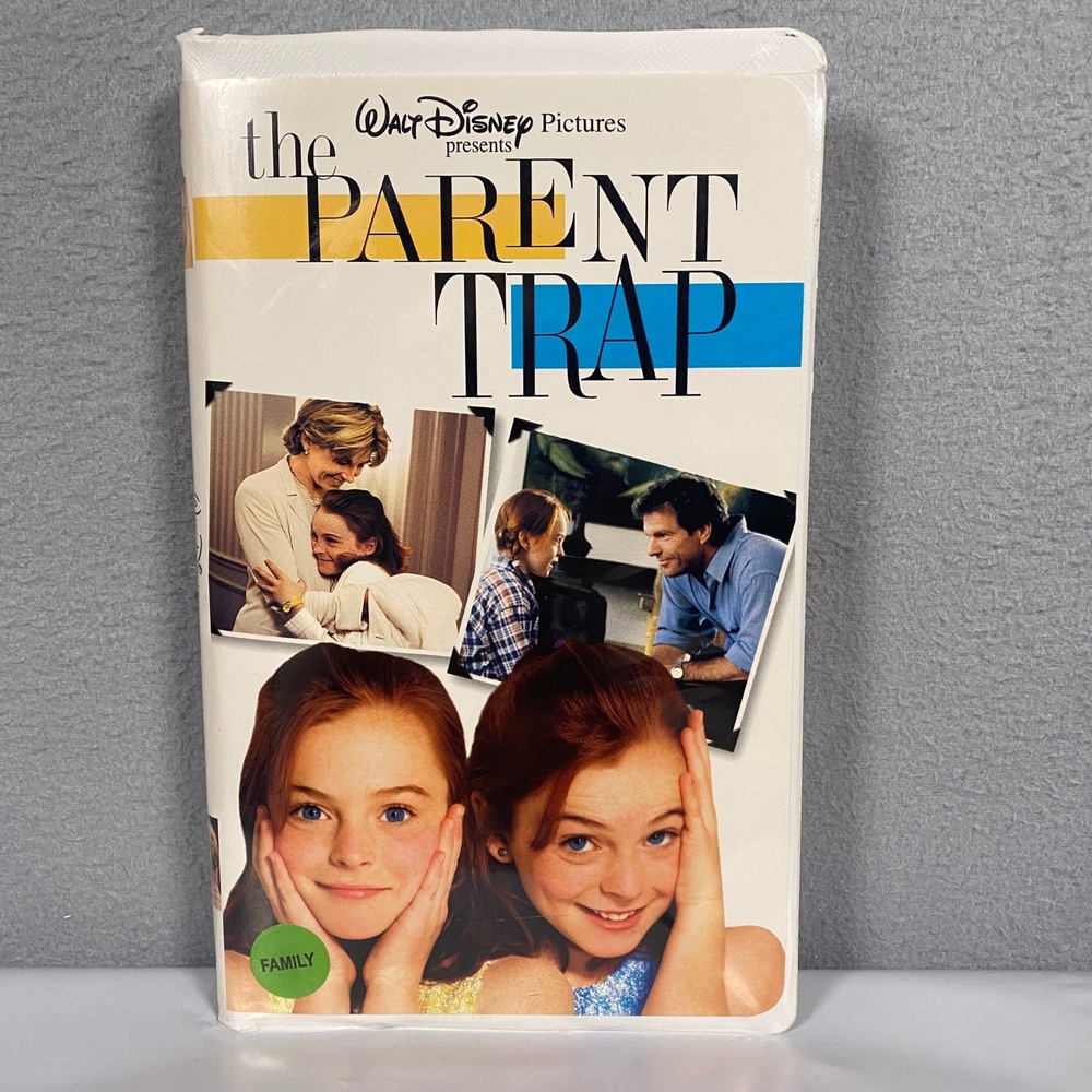 Disney The Parent Trap VHS Movie Kids Clamshell 1998 Lindsay Lohan